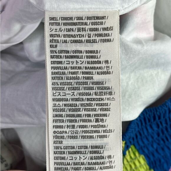 Abercrombie & Fitch Mini Skirt Women's Small Blue Floral Flare Lined Y2K - Picture 5 of 8